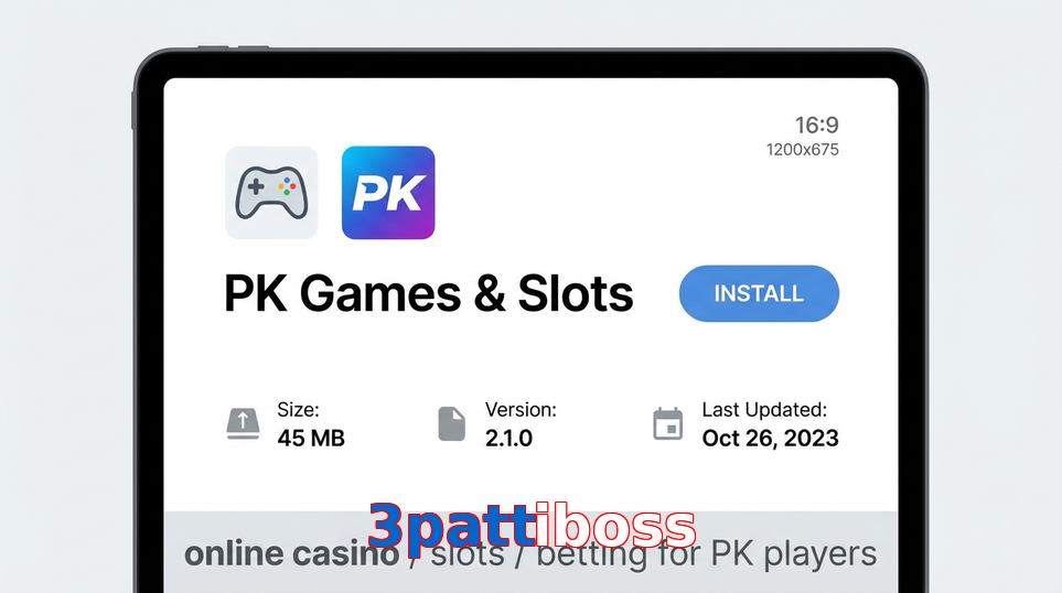 Game list for 3Pattiboss gameapk section